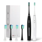 2020 Metal Plastic Tray Flat Whitening Rechargeable Battery Adult Sonic Toothbrushes Electric