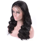 Wholesale virgin brazilian real human hair lace front wigs,free sample black women lace front wig