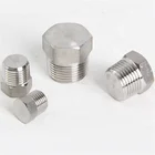 Pipe Plug Npt 1/2 In. 150# Stainless Steel Pipe Fitting Hexagon Head Plug 316 SS NPT Threaded
