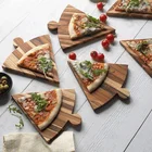 Acacia Wood Kitchen Large Round Pizza Cutting Board