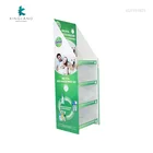 Custom Supermarket Promotion Cardboard Detergent Display, Paper Free Standing Display Rack For Liquid Detergent