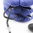 Inflatable adjustable neck pain relief traction device cervical vertebra tractor