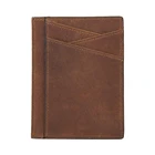 Wallet Men Thin Wallet Minimalist Thin Wallet Men's Genuine Leather Credit Card Holder