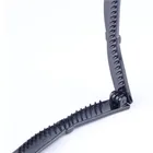 Wholesale Hair Accessories Plastic PC Black Solid Bow Tie Banana Hair Clip