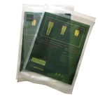 Waterproof plastic LDPE underwear packaging bag with adhesive tape closure