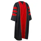 School School School Graduation Gown China Factory High Quality School Uniform PHD Graduation Gown