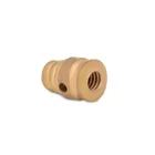 custom knurled brass coated carbon steel cnc machining parts for tattoo machine