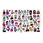 Nail Stickers Art BAD BOYS Decorations Adhesive Nail Decals Stickers Nail Art Decoration