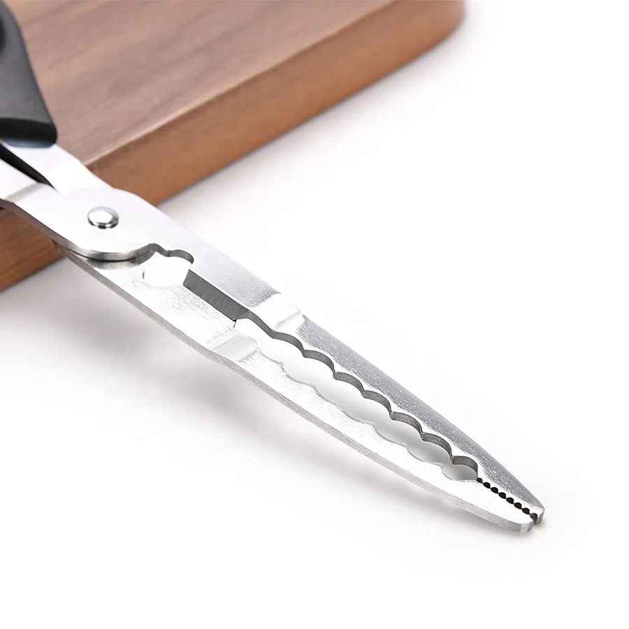 Kitchen Fish Cutting Stainless Steel Fishing Scissors Long Scissors
