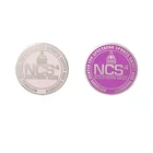 Wholesale Coins Color Us Coins Wholesale Custom Logo UV Sensitive Metal Challenge Coins With Imitation Cloisonne Color