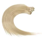 Silky Virgin Remy Double Drawn Human 100g Clip In Hair Extensions