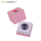 Pink Color Pantone Printing Hot Stamping Surface Finishing Card Paper Holding Divider Cardboard Perfume Sample Box