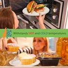 Eco Plates Eco Friendly Party Supplies Compostable Sugarcane Fibers Tableware 50 Biodegradable Dinner Paper Plates