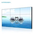 Tv 55 Lcd Tv Wall Hot Sale Indoor Exhibition Seamless LCD Tv Wall 55 Inch Lcd Video Wall Bezel 17