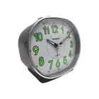 Silent Sweep Bed Room Brief Circle Plastic Bell Table Alarm Clock Decoration