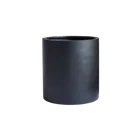 2020 modern design black color painting outdoor poly planter box pots for plant and flower outdoor