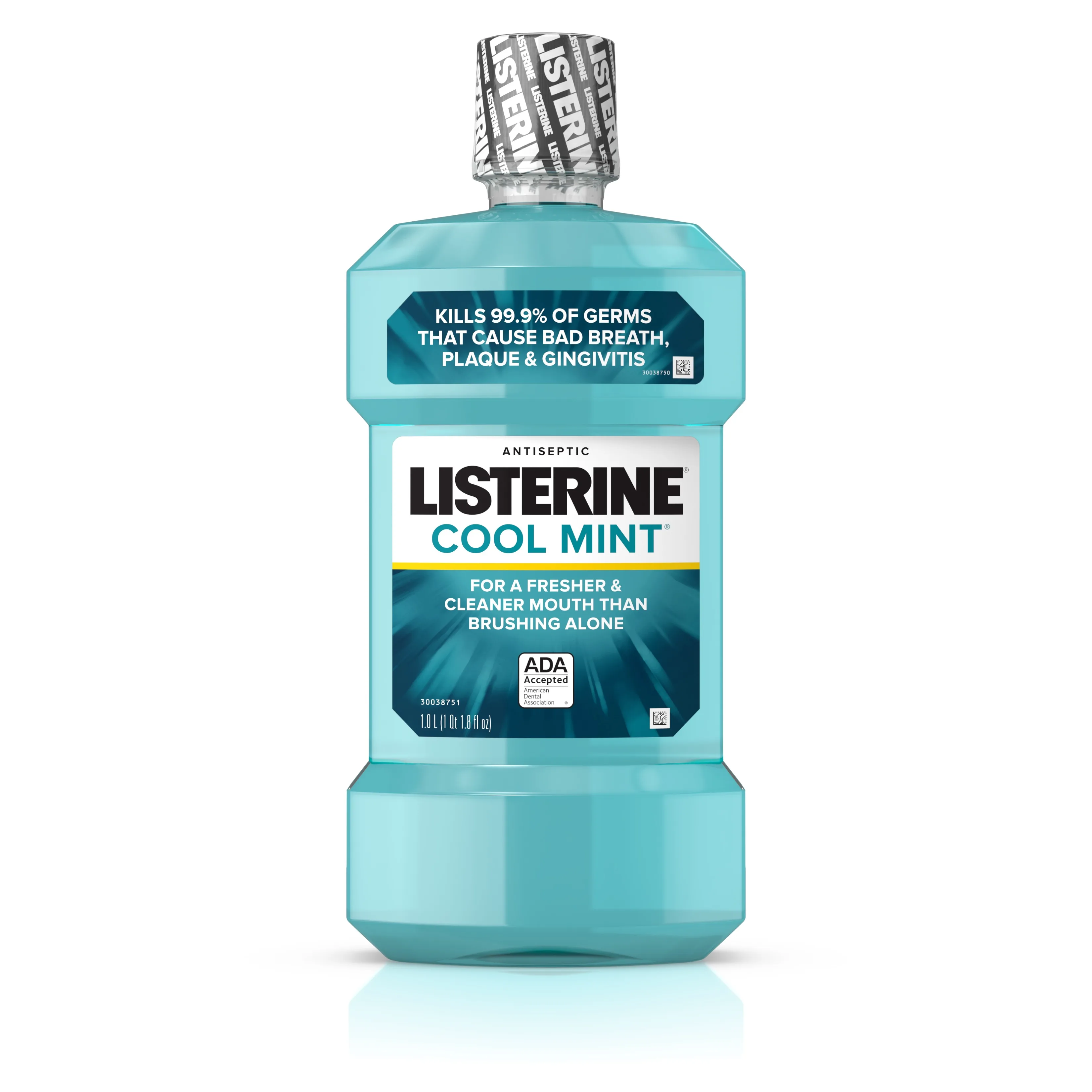 Listerine Zero Alcohol Mouthwash Less Intense แอลกอฮอล์ Oral Care สูตรสำหรับปาก,Cool Mint Flavor 750 ml.