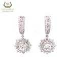 Diamond Diamonds Half Carat Diamond Dangling Earring Fine Jewelry 18K Gold Wholesale Diamonds
