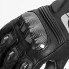 Seibertron SPW-2 Carbon Fiber Hard Knuckle Waterproof Touchscreen Leather Winter Motorcycle Gloves