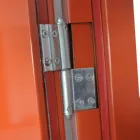Steel double leaf fireproof fire rated door with panic lock fire exit doors with sidelights