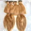 Straight color double drawn virgin cuticle aligned human weft hair Vietnam hair extensions raw Brazilian hair weaving