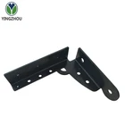Powder coated aluminium bracket sheet metal laser cutting and bending fabrication