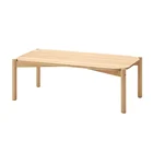 European Style Rectangular Wooden Nature Design MDF Wooden Veneer Sofa Center Long Coffee Table For Living Room