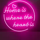 electronic led light letters words decorative custom acrylic led neon sign logo