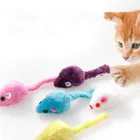 Mouse Cat Wholesale High Quality Cheap Colored Tail Plush Mouse Pet Cat Toys