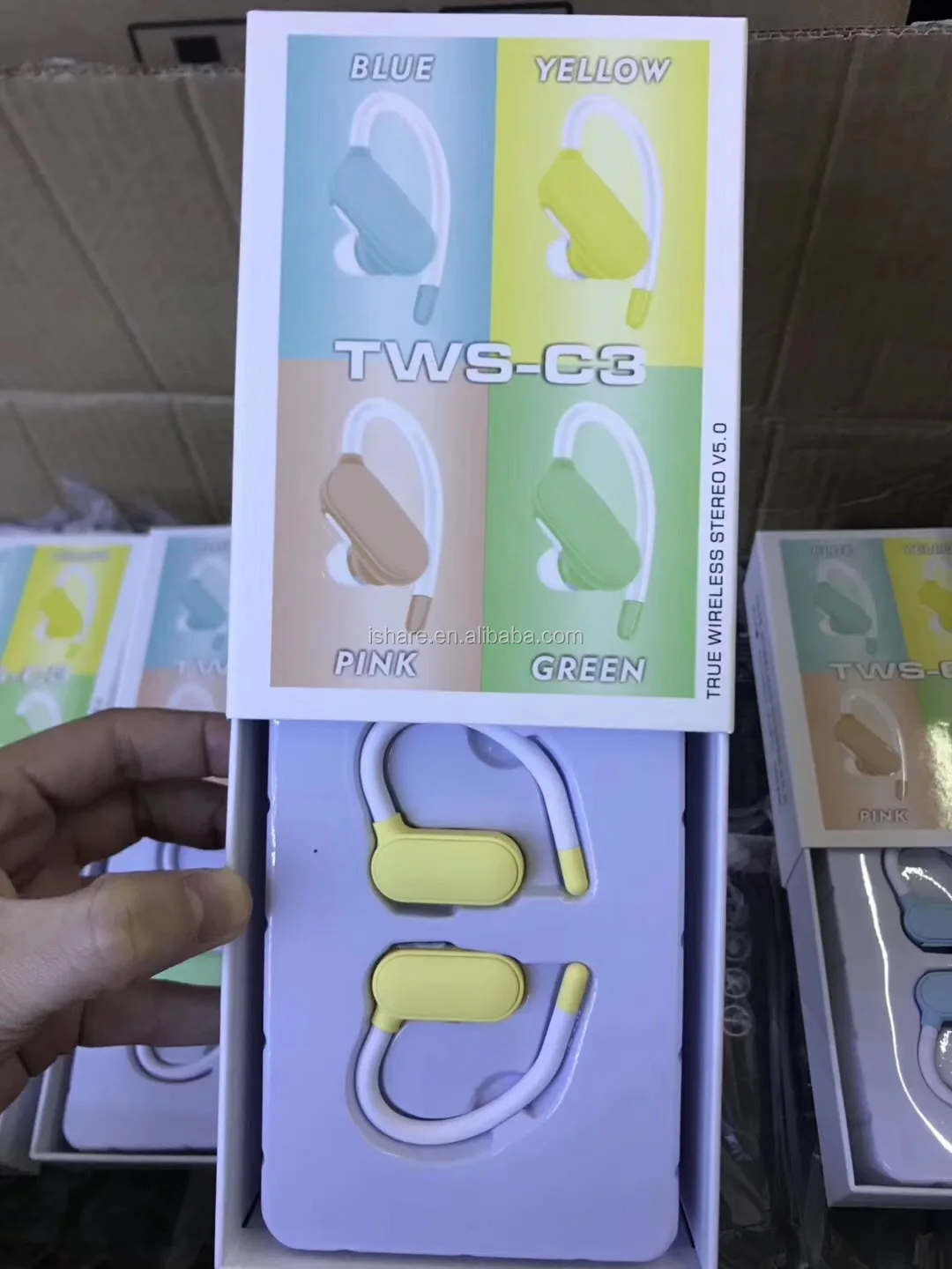 Macaron Colorful Sports C3 Wireless Tws Earphone For Mobile Phones - ANKUX.COM