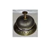 Antique Brass Embosed Desk Bell