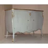 French Style Wooden Buffet Mahogany Painted Commode Antique Reproduction Sideboard Vintage Cabinet European Home Furniture