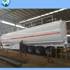 Tri axles 60000 liters 4 Compartments Palm Fuel Tanker, Crude Oil Tank Semi Trailer