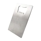 Bulk Custom Logo Stainless Steel Blank Credit Card Bottle Opener