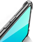 shockproof clear case tpu+pc cell phone case for samsung A71
