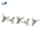Butterfly Screws DIN316 Stainless Steel Folding Butterfly Wing Nut Screws