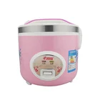 Deluxe rapid uniform heating 3L - 5L pink electric rice cooker made in China