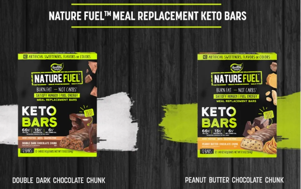 delicious rich flavors nature fuel keto bar meal replacement