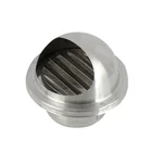 Round Stainless steel external louvre air vent cap for HVAC system