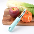 Kitchen PP Plastic Handle Stainless Steel Peelers For Vegetable, Fruit