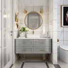 Promotional modern acrylic bathroom vanity top vanities counter for home application