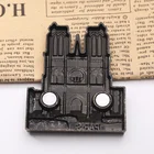 3d Fridge Magnet Wholesale Customized Zinc Alloy Antique Gold Europe City Souvenir