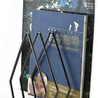 Book Dvd Vinyl Record Storage Holder Desktop Book Magazine Storage Rack CD DVD Universal Stand Vinyl Record Holder