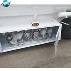 Tri axles 60000 liters 4 Compartments Palm Fuel Tanker, Crude Oil Tank Semi Trailer