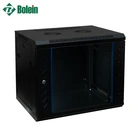 Bolein 19'' Cheap Price Glass Door with Vebted Border Wall Mounting Cabinet 4U 6U 9U 12U 15U 18U Network Server Rack