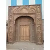ARCHITECTURAL CARVED FRONT ELEVATION WOODEN DOOR FROM JODHPUR