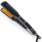 1 inch size wide ceramic titanium plate hair straightener flat iron