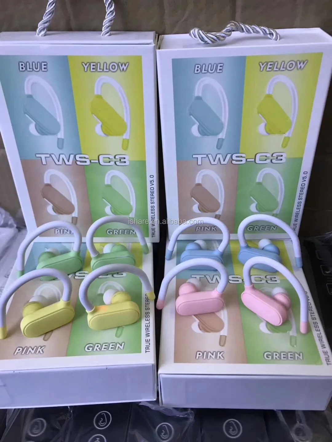 Macaron Colorful Sports C3 Wireless Tws Earphone For Mobile Phones - ANKUX.COM