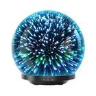 200ml Wholesale Ultrasonic 3D Led Light Glass Aroma Essential Oil Diffuser