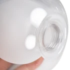 Lamp Shade Ball Lamp Shade High Quality Blown Double Wall Borosilicate Glass Balls G9 Lamp Shade With Internal Thread